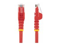 Startech 7m CAT6 Ethernet Cable, 10 Gigabit Snagless RJ45 650MHz 100W PoE Patch Cord, CAT 6 10GbE UTP Network Cable w/Strain Relief, Red, Wiring is UL Certified/TIA - Category 6 - 24AWG (N6PATC7MRD) - Patch-kabel - RJ-45 (hane) till RJ-45 (hane) - UTP - CAT 6 - hakfri - röd N6PATC7MRD