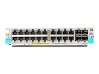HPE - Expansionsmodul - Gigabit Ethernet (PoE+) x 20 + Gigabit Ethernet / 10 Gigabit SFP+ x 4 - för HPE Aruba 5406R, 5406R 16, 5406R 44, 5406R 8-port, 5406R zl2, 5412R, 5412R 92, 5412R zl2 J9990A