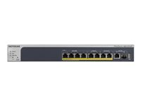 NETGEAR Smart MS510TXPP - Switch - L3 Lite - smart - 4 x 10/100/1000 (PoE+) + 2 x 100/1000/2.5G/5G (PoE+) + 2 x 100/1000/2.5G (PoE+) - skrivbordsmodell, rackmonterbar - PoE+ (180 W) MS510TXPP-100EUS