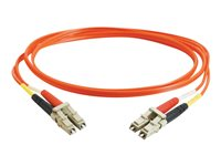 C2G Low-Smoke Zero-Halogen - Patch-kabel - LC multiläge (hane) till LC multiläge (hane) - 2 m - fiberoptisk - 50/125 mikron - orange 85336