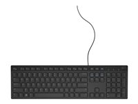 Dell KB216 - Tangentbord - USB - QWERTY - USA, internationellt - svart - för Inspiron 3459; Latitude 3480, 3580; Vostro 3905 580-ADHY