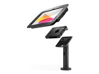 Compulocks iPad 10th Space Enclosure Tilting Stand 8" Plus Hub Black - Monteringssats (ställ, hölje) - lutning och vridning - för surfplatta - svart - skärmstorlek: 10.9" - monterbar på ytor - för Apple 10.9-inch iPad Wi-Fi, Wi-Fi + Cellular TCDP01209IPDSBH01