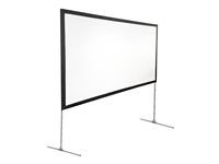Multibrackets M Fast-fold - Projektorduk - 150" (381 cm) - 16:9 - Matte White - svart 7350073731923