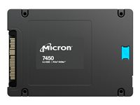 Micron 7450 PRO - SSD - Enterprise - krypterat - 7680 GB - inbyggd - 2.5" - U.3 PCIe 4.0 (NVMe) - TCG Opal Encryption 2.0, Self-Encrypting Drive (SED) - TAA-kompatibel MTFDKCB7T6TFR-1BC15ABYYR