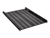 Eaton Tripp Lite Series SmartRack 1U Adjustable-Depth Rack Shelf - Steel, Vented, 250 lb. (113 kg) Capacity - Hylla för rack - svart - 1U - 19" SRSHELF4PHDVENT
