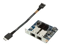 HP Z Dual Port Module - Nätverksadapter - 10Gb Ethernet x 2 - för Workstation Z6 G4, Z8 G4 1QL49AA