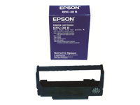 Epson ERC 38B - Svart - färgband - för OmniLink TM-U220; TM U200, U220, U230, U300, U375 C43S015374