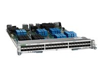 Cisco Nexus 7000 F3-Series 48-Port Fiber 1 and 10G Ethernet Module - Expansionsmodul - Gigabit Ethernet / 10 Gigabit SFP+ / SFP (mini-GBIC) x 48 - för Nexus 7000, 7004, 7010, 7700, 7700 18-Slot N7K-F348XP-25=