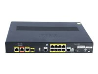 Cisco 891F - Router - ISDN/Mdm - 8-ports-switch - 1GbE - rackmonterbar C891F-K9