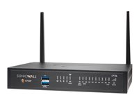 SonicWall TZ470W - Advanced Edition - säkerhetsfunktion - med 1 års TotalSecure - 1GbE, 2.5GbE - Wi-Fi 5 - 2.4 GHz, 5 GHz - skrivbord 02-SSC-6805