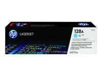 HP 128A - Cyan - original - LaserJet - tonerkassett (CE321A) - för Color LaserJet Pro CP1525n, CP1525nw; LaserJet Pro CM1415fn, CM1415fnw CE321A