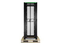 APC NetShelter SX Gen 2 - Rack skåp - 600 W x 1070 D mm, 1134 kg, stötförpackning - golvstående - svart - 42U - 19" - TAA-kompatibel AR3100SPB2