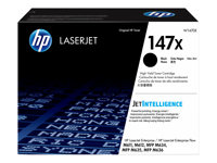 HP 147X - Lång livslängd - svart - original - LaserJet - tonerkassett (W1470X) - för LaserJet Enterprise MFP M635; LaserJet Enterprise Flow MFP M634, MFP M635, MFP M636 W1470X