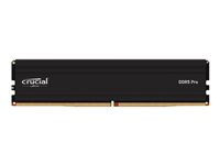 Crucial - DDR5 - modul - 24 GB - DIMM 288-pin - 5600 MHz / PC5-44800 - CL46 - 1.1 V - ej buffrad - on-die ECC - svart CP24G56C46U5T