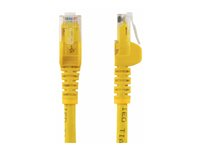 StarTech.com 3m CAT6 Ethernet Cable, 10 Gigabit Snagless RJ45 650MHz 100W PoE Patch Cord, CAT 6 10GbE UTP Network Cable w/Strain Relief, Yellow, Wiring is UL Certified/TIA - Category 6 - 24AWG (N6PATC3MYL) - Patch-kabel - RJ-45 (hane) till RJ-45 (hane) - 3 m - UTP - CAT 6 - hakfri - gul N6PATC3MYL