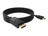 VISION - Adapterkabel - DisplayPort hane till HDMI hane - 2 m - svart - stöd för 4K TC 2MDPHDMI/BL