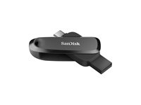 SanDisk Phone - USB flash-enhet - 128 GB - USB 3.2 Gen 1 / USB-C - svart SDDDC6-128G-G46