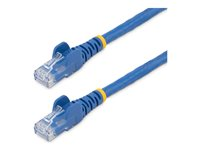 Startech 100ft CAT6 Ethernet Cable, 10 Gigabit Snagless RJ45 650MHz 100W PoE Patch Cord, CAT 6 10GbE UTP Network Cable w/Strain Relief, Blue, Wiring is UL Certified/TIA - Category 6 - 24AWG (N6PATCH100BL) - Patch-kabel - RJ-45 (hane) till RJ-45 (hane) - 30.5 m - UTP - CAT 6 - hakfri - blå - för P/N: USB2001EXT2PNA, USB2002EXT2NA, USB2004EXT2NA, USB2G4LEXT2NA, USB3004EXT2 N6PATCH100BL