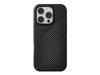 ZAGG Luxe Snap - Baksidesskydd för mobiltelefon - MagSafe-kompatibilitet - svart - för Apple iPhone 16 Pro 702315008