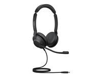 Jabra Evolve2 30 SE UC Stereo - Headset - på örat - kabelansluten - USB-C, USB-A - ljudisolerande - UC-certifierad 23189-989-779