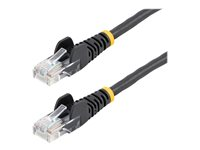 StarTech.com Cat5e Ethernet patchkabel med hakfria RJ45-kontakter - 7 m, Svart - Patch-kabel - RJ-45 (hane) till RJ-45 (hane) - 7 m - UTP - CAT 5e - hakfri - svart 45PAT7MBK