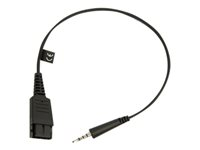 Jabra - Headset-adapter - minijack hane till Snabburkoppling hane - för SPEAK 410, 410 MS 8800-00-99