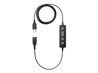 Jabra LINK 260 - Headset-adapter - USB hane till Snabburkoppling - för BIZ 2300 Duo, 2300 MS QD Mono, 2300 QD Mono, 2400 Duo, 2400 Mono Headband 260-09