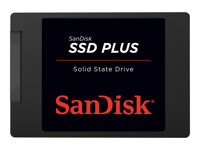 SanDisk SSD PLUS - SSD - 1 TB - inbyggd - 2.5" - SATA 6Gb/s SDSSDA-1T00-G27