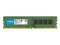 Crucial - DDR4 - modul - 8 GB - DIMM 288-pin - 2400 MHz / PC4-19200 - CL17 - 1.2 V - ej buffrad - icke ECC CT8G4DFS824AT