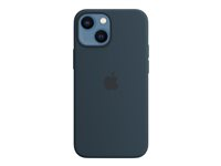 Apple - Baksidesskydd för mobiltelefon - med MagSafe - silikon - avgrundsblå - för iPhone 13 mini MM213ZM/A