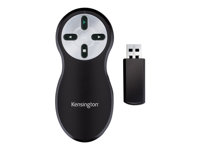 Kensington Wireless Presenter - Presentationsfjärrkontroll - 4 knappar - RF K33373EU