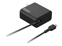 Lenovo - USB-C strömadapter - AC 100-240 V - 65 Watt - Europa - svart 4X21L54610