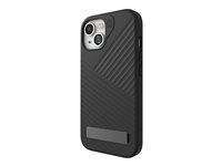 ZAGG Denali Snap - Baksidesskydd för mobiltelefon - robust - med fällbart ställ - MagSafe-kompatibilitet - för Apple iPhone 13, 14, 15 702312716