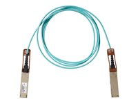 Cisco - 100GBase direktkopplingskabel - QSFP till QSFP - 2 m - fiberoptisk - Active Optical Cable (AOC) - återanvänd - för P/N: C9500-32C-EDU, C9500-32QC-EDU, N9K-X9788TC-FX-RF, NCS-55A1-24H-B, NCS-55A1-36H-SE-S QSFP-100G-AOC2M-RF