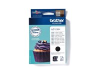 Brother LC123BK - Lång livslängd - svart - original - bläckpatron - för Brother DCP-J100, J105, J132, J152, J552, J752, MFC-J245, J470, J650, J6520, J6720, J6920 LC123BK