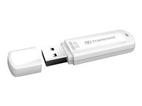Transcend JetFlash 730 - USB flash-enhet - 32 GB - USB 3.0 - vit TS32GJF730