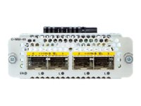Cisco Network Interface Module - Expansionsmodul - 1000Base-X x 4 - för P/N: C8300-1N1S-6T, C8300-1N1S-6T-V, C8300-2N2S-4T2X, C8300-2N2S-6T, C8300-2N2S-6T-V C-NIM-4X=
