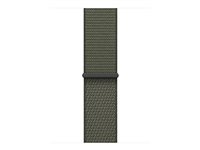 Apple - Slinga för smart klocka - 40mm - 130 - 200 mm - skog - för Watch Hermès Series 7, Hermès Series 9, SE 3, Series 10, Series 11, Series 8, Series 9 MFF74ZM/A
