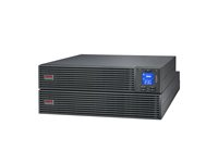 APC Easy UPS On-Line - UPS (kan monteras i rack) - förlängd drifttid - AC 220/230/240 V - 900 Watt - 1000 VA - 1-fas - Bly-syra - USB, serial - utgångskontakter: 4 - 4U - Europa - svart, RAL 7010 SRV1KRILRK-E