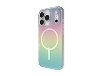 ZAGG Milan Snap - Baksidesskydd för mobiltelefon - MagSafe-kompatibilitet - grafen - regnbågsskimrande - för Apple iPhone 17 Pro 702319018