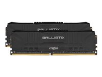 Ballistix - DDR4 - sats - 16 GB: 2 x 8 GB - DIMM 288-pin - 2666 MHz / PC4-21300 - CL16 - 1.2 V - ej buffrad - icke ECC - svart BL2K8G26C16U4B