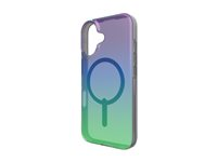 ZAGG Milan Snap - Baksidesskydd för mobiltelefon - MagSafe-kompatibilitet - grafen - ravensfjäder - för Apple iPhone 16 702315114