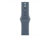 Apple - Band för smart klocka - 42mm - storlek M/L - ankare blå - för Watch Hermès Series 7, Hermès Series 9, SE 3, Series 10, Series 11, Series 8, Series 9 MFGF4ZM/A