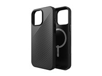 ZAGG Luxe Snap - Baksidesskydd för mobiltelefon - MagSafe-kompatibilitet - svart - för Apple iPhone 16 Pro Max 702315009
