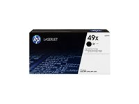 HP 49X - Lång livslängd - svart - original - LaserJet - tonerkassett (Q5949X) - för LaserJet 1320, 1320n, 1320nw, 1320t, 1320tn, 3390, 3392 Q5949X