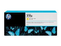 HP 771C - 775 ml - gul - original - bläckpatron - för DesignJet Z6200, Z6600, Z6610, Z6800, Z6810 B6Y10A