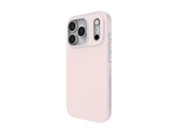 ZAGG Manhattan Snap - Baksidesskydd för mobiltelefon - MagSafe-kompatibilitet - silikon - rosa rouge - för Apple iPhone 17 Pro 702319078