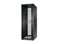APC NetShelter SX Advanced - Rack skåp - 800 x 1295 mm, without shock package - golvstående - svart - 48U - 19" AR9587B2