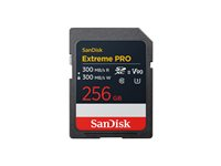 SanDisk Extreme Pro - Flash-minneskort - 256 GB - Video Class V90 / UHS-II U3 / Class10 - SDXC UHS-II SDSDXDM-256G-GN4IN