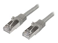 StarTech.com Cat6-patchkabel - skärmad (SFTP) - 1 m, grå - Patch-kabel - RJ-45 (hane) till RJ-45 (hane) - 1 m - SFTP - CAT 6 - formpressad, hakfri - grå N6SPAT1MGR